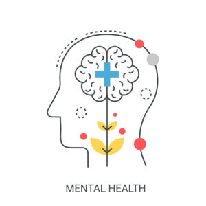 Mental health vector illustration concept.